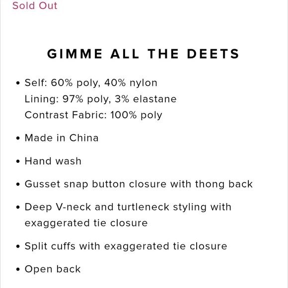 Lover And Friends Estella Bodysuit - Picture 7 of 8